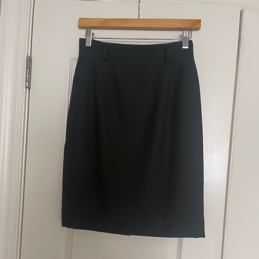 Jones New York Forest Green Wool Skirt